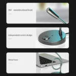 USB/3.5mm Jack Microphone Speech Speakers 3.5mm Plug Wired Desktop Microphones For PC Computer Laptop Notebook Loud Speaker - Image 6