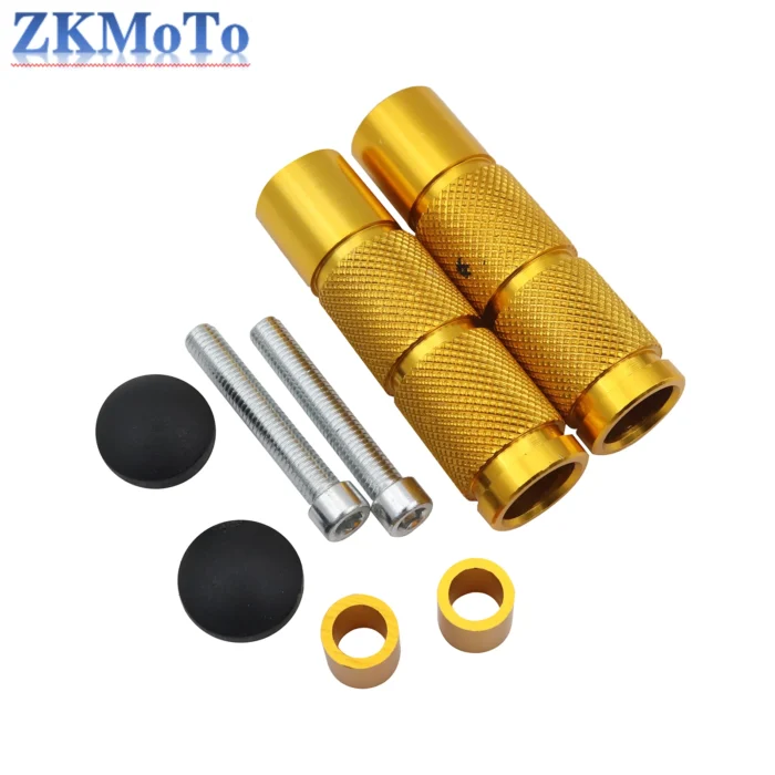 Motorcycle ATV M8 CNC Footrests Foot Pegs Pedals For Kawasaki Honda KTM Yamaha Suzuki Motocross Bike Scooter Dirt Bike Universal - Image 2