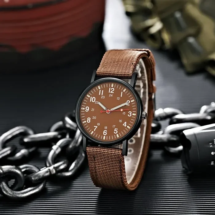 Fashion Luxury Design Men Watches Luminous Hand Wind Alloy Men's Watch Exquisite Compact Wrist Watch Men Relogios Masculino - Image 4