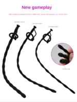 Urethral Toys Stimulator For Men Silicone Sounding Set Solid Male Penis Plug Urethral Dilator Urethral Sound Stimulator - Image 5