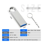 New 2025 Metal Pen Drive 2TB Cle Usb Flash Drives 1TB High Speed Pendrive 512TB 128GB Memoria Usb 3.0 For xiaomi mijia equipment - Image 6