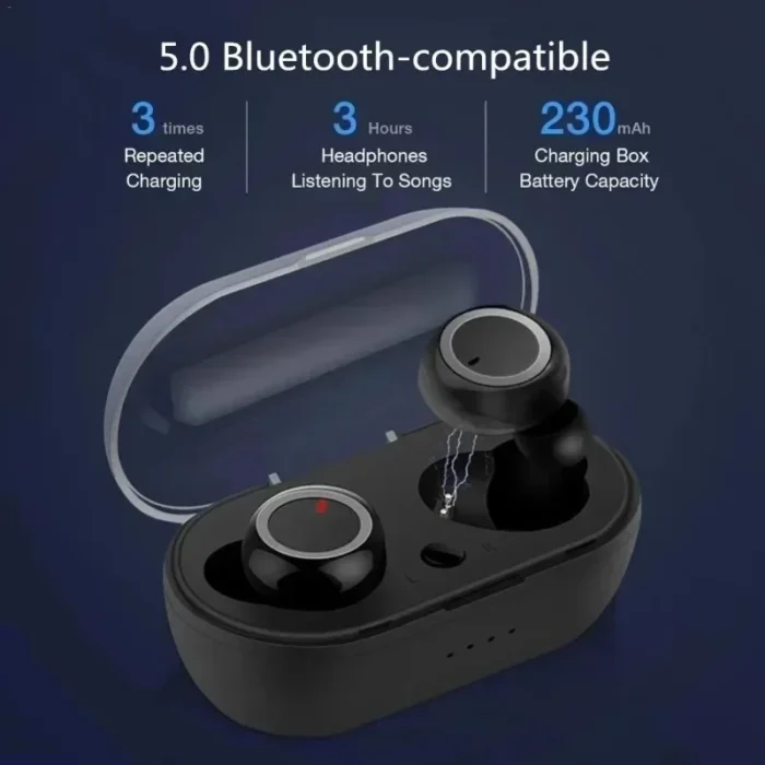 Y50 TWS Fone Bluetooth Earphones Wireless Headphones Touch Control Wireless Bluetooth Headset with Mic Air Bluetooth Earbuds - Image 2
