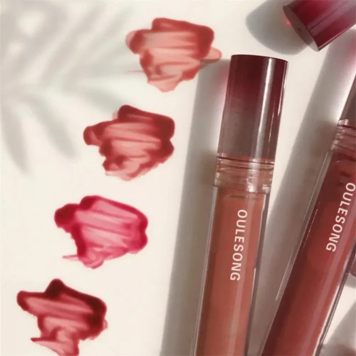 Watery Lipgloss Mirror Water Lip Gloss Milk Tea Red Lip Tint 6 Colors Cosmetics Moisture Lipstick Soft Mist Lip Gloss Lip Glaze - Image 1
