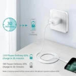 Original 20W USB-C Power Adapter For iphone 16 15 14 mini Pro Max Type C fast charger for Apple Cable for iPhone X 11 12 13 Plus - Image 4