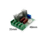 AC 220V 2000W High Power SCR Voltage Regulator Dimming Dimmers Motor Speed Controller Governor Module W/ Potentiometer - Image 2