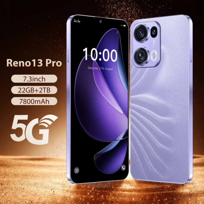 HOT 2025 New Reno13 Pro 5G 108 MP Original Intelligent Dual Card Dual Standby System Global Version 7800mAh Battery Android 14 - Image 1