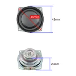 GHXAMP For JBL GO 2 Music Speaker repairs 1.5inch 4ohm 6W full band neodymium waterproof 2pcs - Image 2