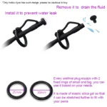 Urethral Toys Stimulator For Men Silicone Sounding Set Solid Male Penis Plug Urethral Dilator Urethral Sound Stimulator - Image 3