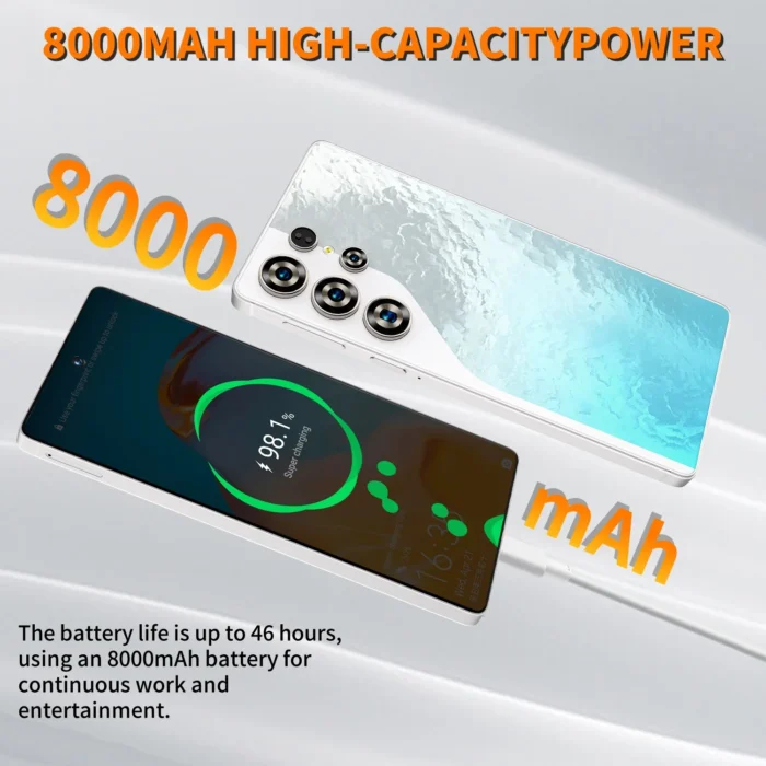HOT 2025 new S26 Ultra original intelligent 5G dual card dual standby Android 15 system global version phones 8000mAh battery - Image 5