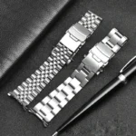 Luxury Solid Stainless Steel Band 18mm 19mm 20mm 21mm 22mm Straps for Seiko for Jubilee for Oyster Belt Men's Watch Accessories - Image 3
