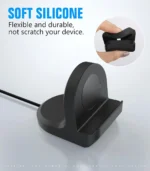 Stand For Samsung Galaxy Watch 8 7 6 Classic 47mm 43mm Watch 5 Pro 44mm 40mm Charging Cable Cradle Dock Bracket Base Holder - Image 3