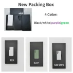 New Empty Packing Box For Samsung Galaxy S23 Ultra S23+ S23 Plus S23 FE Box or Accessories 25W Charger Type C Cable Headset