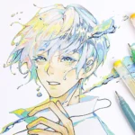 9Pcs Multi-Color Gel Pen Large-Capacity Color Mark Pens Quick Drying Highlighter Hand Accounting Pen Set Student Marker Pen - Image 5