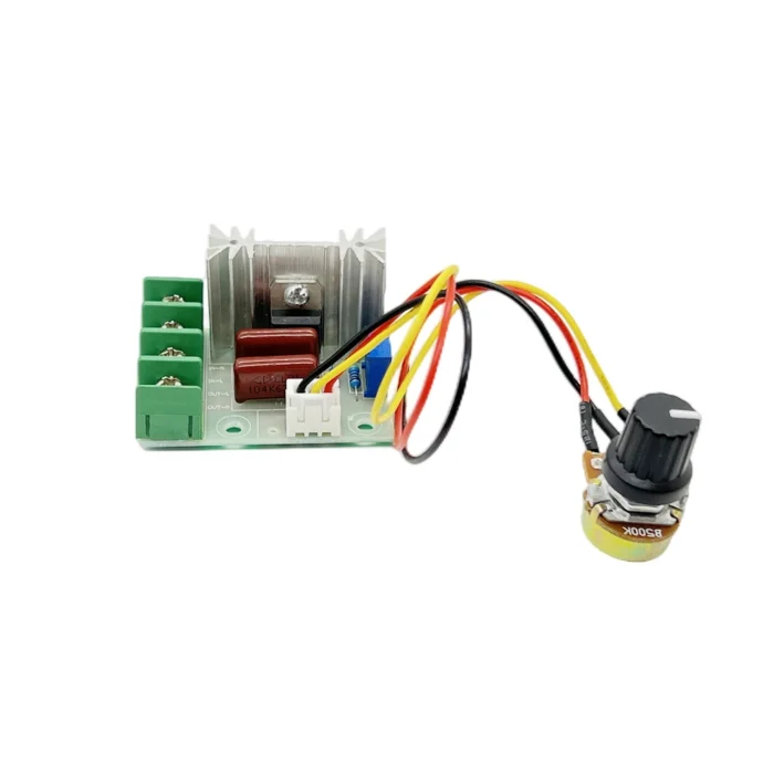 AC 220V 2000W High Power SCR Voltage Regulator Dimming Dimmers Motor Speed Controller Governor Module W/ Potentiometer - Image 4