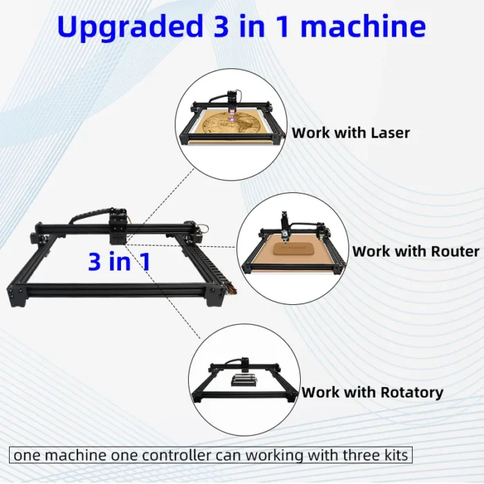 Laser engraving machine for metal and wood printer laser cutting machine DIY Laser machine frame kit - Image 3