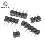 2.54MM Pitch Single Row Female SMD Straight Needle Round Hole Pin Header Copper Foot 1*2p 3p 4p 5p 6p 7p 8p 10p 40pin Connector - Image 4