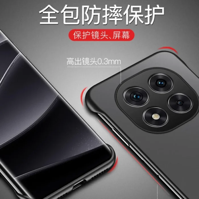 For Redmi Note 14 Pro Plus 14pro 5G Ultra-thin Frameless Matte Hard PC Translucent Case for Xiaomi Redmi Note 13 14 Pro+ Cover - Image 5