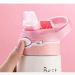 Classic Style 400ML Children Water Bottle Kids Thermos Mug Duck Billed Straw 316 Stainless Steel Vacuum Flasks Tumbler Cup - Image 4