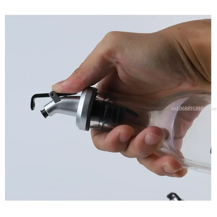 Plastic Baking Paint Fashion Silver Oil Dispenser Soy Sauce Vinegar Bottle Head Oil Bottle Nozzle Oil Bottle Plug Kitchen Tools - Image 6