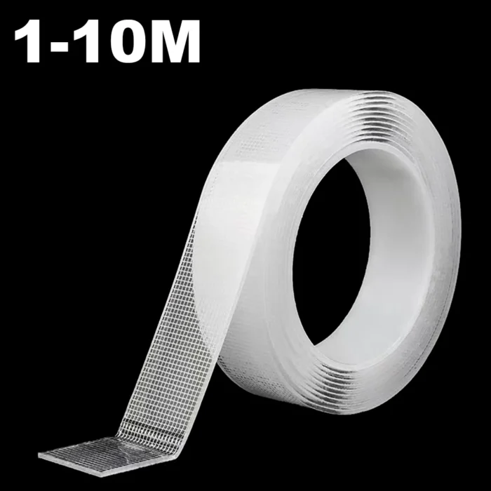 1-10m Ultra-strong Double-sided Adhesive Nano Tape Clear Removable Waterproof Extra Strong Sticky Strip Heavy-duty Two Side Tape - Image 1