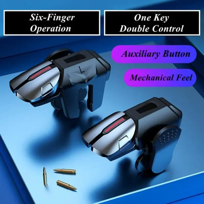 G21 Six Fingers Mobile Phone Game Trigger Universal Gamepad Joystick Smart Phone Game Joystick For Game Controller - Image 5