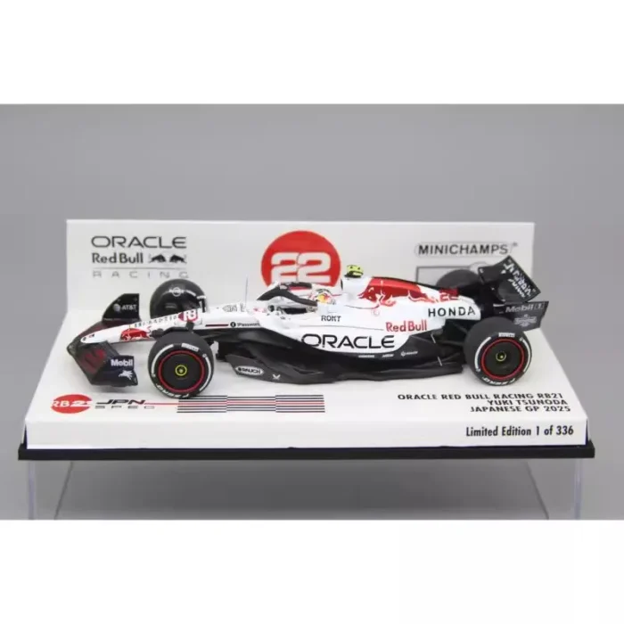 Minichamps F1 1:43 2025 Verstappen Max #1 Yuki Tsunoda #22 Red Bull Rb21 Japan Grand Prix Resin Miniature Model Custom Toys Gift - Image 5