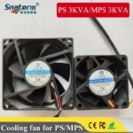 3pin Three Wire 12VDC Fan PS/MPS 3VKA Solar Hybrid Inverter Components and parts to replace Inverter 01 Error Code Alarm