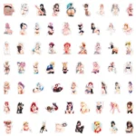 10/30/60/120pcs Cartoon Hentai Sexy Anime Girl Stickers Adult Waifu Decoration Decals DIY Phone Case Notebook Laptop Sticker Toy - Image 4