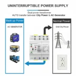 G2R 63A 220V 2P Ats Dinrail Change Over Switch 63a Smart Automat Switch Transfer 63 Amp Ats Dinrail 2 Pole - Image 2