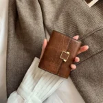 Women Wallet Vintage Short Leather Small Purse Mini Female Fashion Multi-Card Card Holder Coin Purse Multi-functional Clutch Bag - Image 3