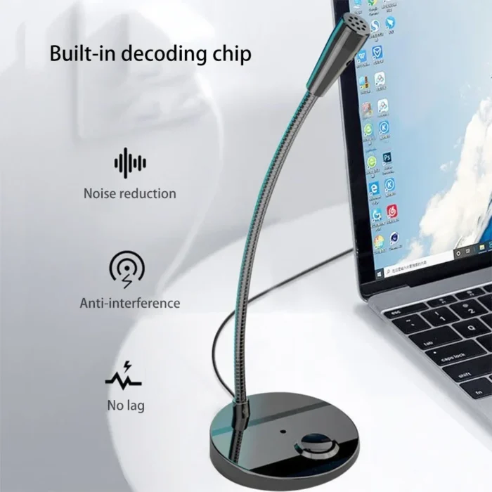 USB/3.5mm Jack Microphone Speech Speakers 3.5mm Plug Wired Desktop Microphones For PC Computer Laptop Notebook Loud Speaker - Image 4