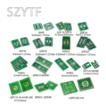 10pcs SOP patch adapter board SOP8 SOP10 SOP16 SOP28 TQFP QFN IC test board PCB board