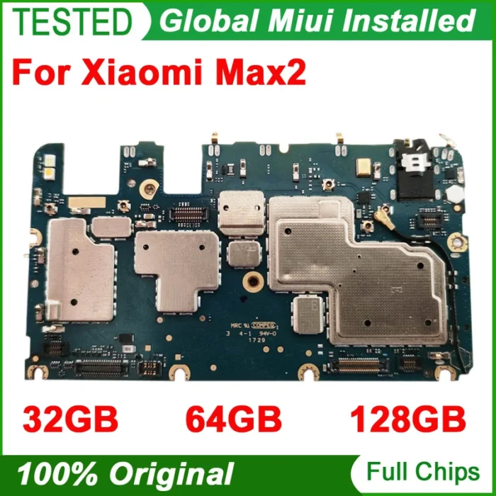 Logic Circuit Electronic Panel Mainboard Main Board motherboard Plate For Xiaomi MI Max2 Max 2 - Image 1