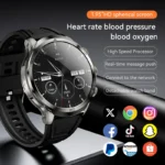 H19 SmartWatch SIM Card Full Network Android 10.1 GPS WIFI 1.95-inch Rotating Camera 8+128G Large Memory Latest Man Watch