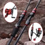 Sougayilang Baitcasting Fishing Rod 2.1m 3.3LB MAX Drag UltraLight Carbon Fiber Rod Pole 4Section with EVA Handle Caña De Pescar - Image 5