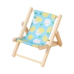 Doll'S Chair Outfit Accessories For Ropa Labubu 10cm cotton doll Summer vacation Wooden beach reclining camping chair ornament - Image 5