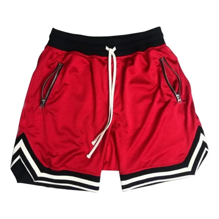 Summer th short pants mesh sports basketball shorts men's runng trag breathable fitness five pants loose type - Image 2