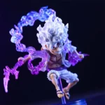 Bandai 10cm Mini One Piece Luffy Gear 5 Action Figure Sun God Nika Statue Anime Figurine Pvc Model Doll Collection Toy Gift Kids - Image 4