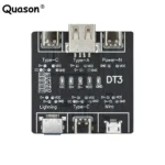 DT3 USB Cable Tester Data Cable Detection Board for IOS Android Micro Type-C Short Circuit on-Off Switching Test Board Tool