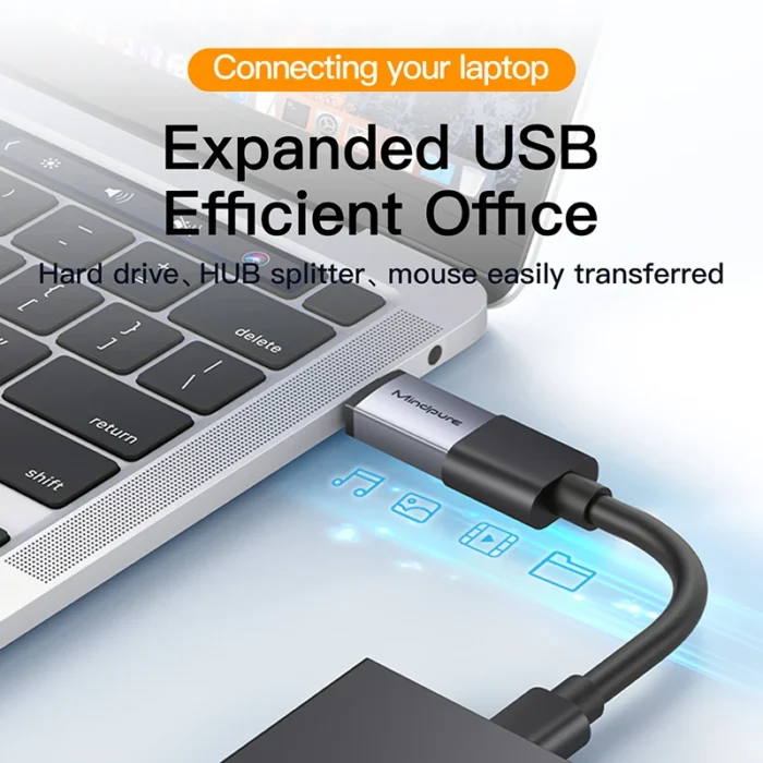 Mindpure USB 3.2 Adapter OTG Type C to USB Adapter For Samsung S20 Macbook Laptops Card Reader USB3.0 to Type-C OTG Connector - Image 3