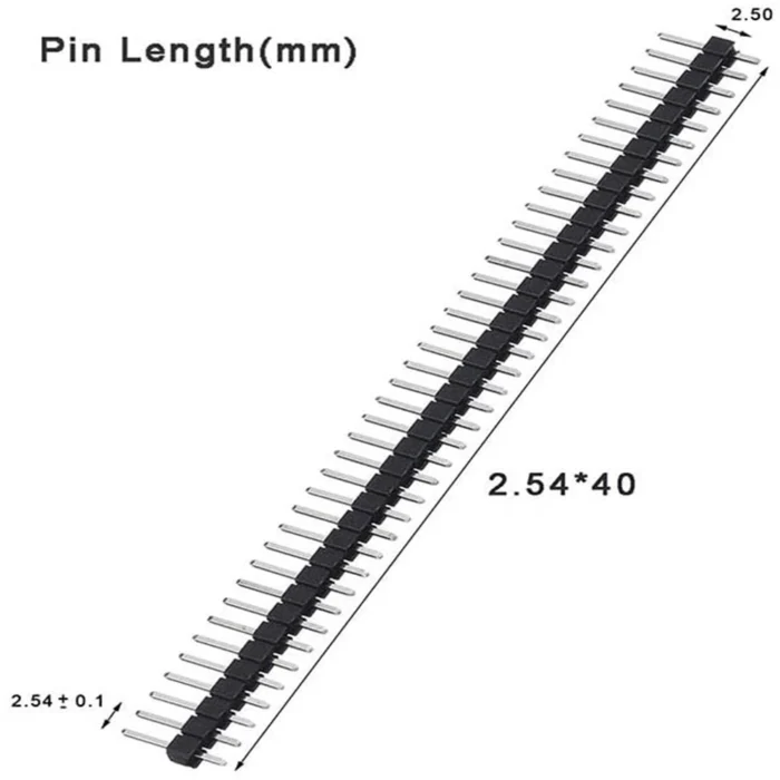 20 Pcs 10 Pairs 40 Pin 1x40 Single Row Male And Female 2.54 Breakable Pin Header PCB JST Connector Strip For Arduino DIY Kit - Image 6