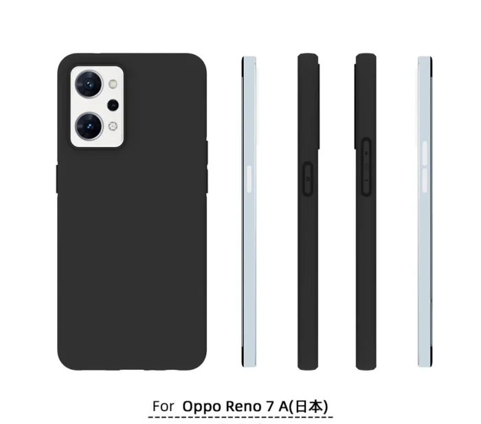 Oppo Reno 7A 9A Reno7A Reno9A Case Silicone TPU Matte Soft Back Cover Case for Oppo Reno 9A 7A Reno7A 5G Matte Cover Protector - Image 1