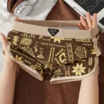 [Bloom the love] Brand Ethnic Style Boxer Men Underwear Hot Cotton Boxershort Mens Boxers Man Cuecas Masculina Size M-3XL H8057 - Image 4