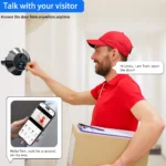 Mini 5MP Tuya Smart Life Home Digital Viewer Peepholes Door Eye WiFi IR No Red Exposure Night Vision Camera 4.3Inch Baby Monitor - Image 4