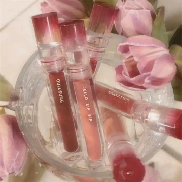Watery Lipgloss Mirror Water Lip Gloss Milk Tea Red Lip Tint 6 Colors Cosmetics Moisture Lipstick Soft Mist Lip Gloss Lip Glaze - Image 5