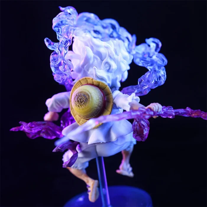 Bandai 10cm Mini One Piece Luffy Gear 5 Action Figure Sun God Nika Statue Anime Figurine Pvc Model Doll Collection Toy Gift Kids - Image 2