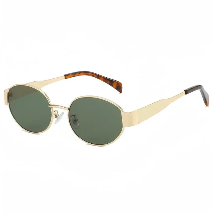 Retro Steampunk Sun Protection Sunglasses Vintage New Women's Metal Oval Sunglasses Ladies Classic UV400 Sunscreen Eyewear - Image 4