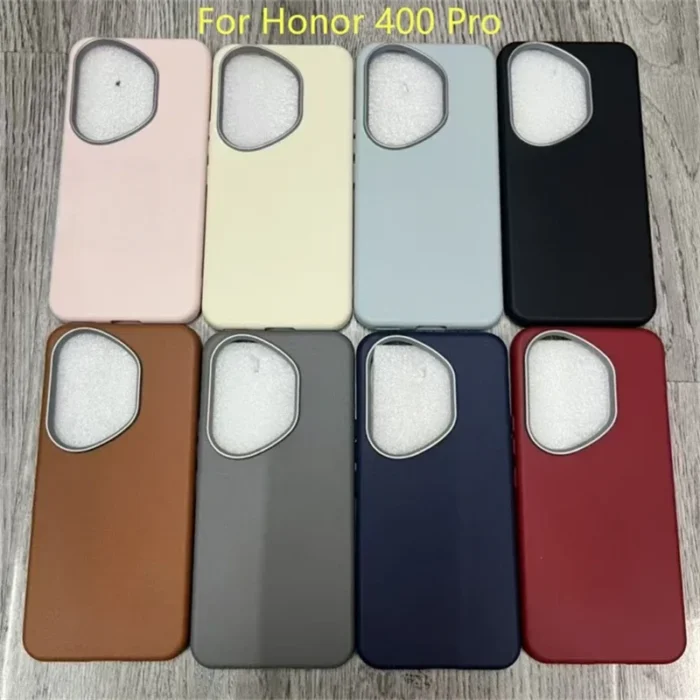 Case for Honor 400 Pro Luxury PU Silicone Phone Back Cover Soft Protect Shell Shockproof Bumper for Huawei Honor 400pro Honor400 - Image 2