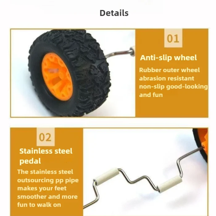 Creative Bird Parrot Balance Car Intelligence Training Toy Mini Bicycle Wheels Roller for Small Medium Birds Pet Supplies Toys - Image 4