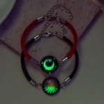 2pcs Luminous Sun Moon Braided Bracelets for Lovers Adjustable Couple Bracelets Fashion Valentine's Day Jewelry Girlfriend Gifts - Image 6
